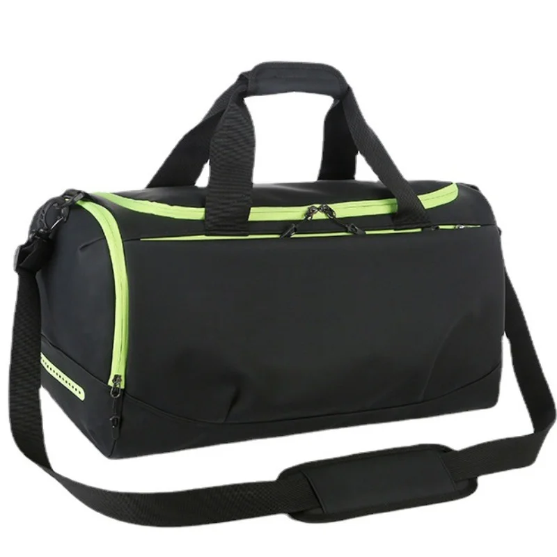 Dry Wet Sports Gym Bag High Density Nylon Waterproof Yoga Training Fitness Travel Tote Duffle Bag with Shoes Compartment