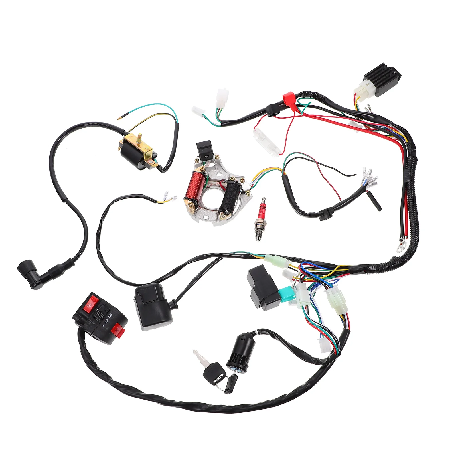 

1 Set Practical Portable ATV Harness Coil Set Wire Harness Set Wiring Harness Kit