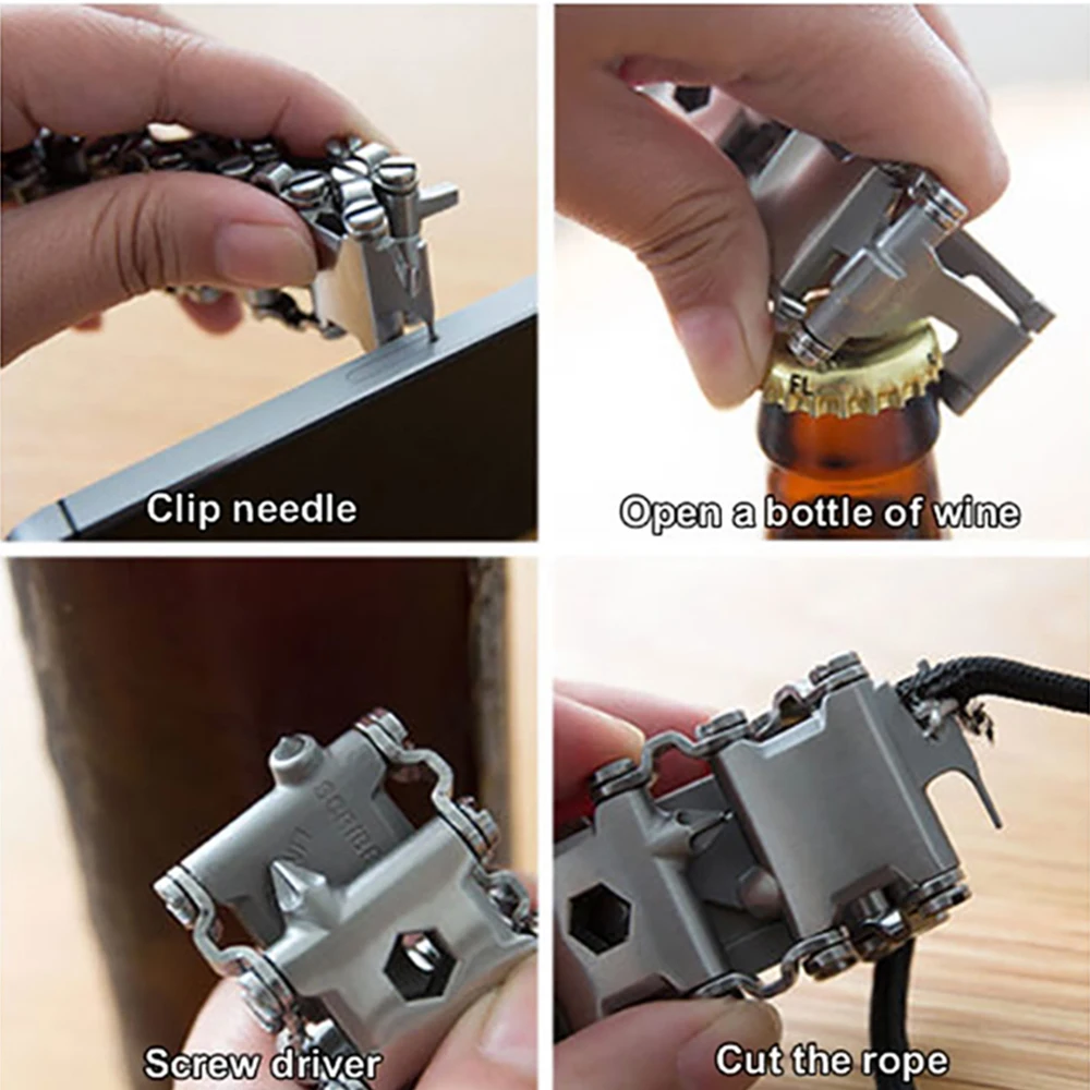 Metal Strap for Apple Watch Band 49mm 45mm 41mm 44mm 40mm 42mm Wild Outdoor Equipment Survival Bracelet for iWatch Ultra 87654SE