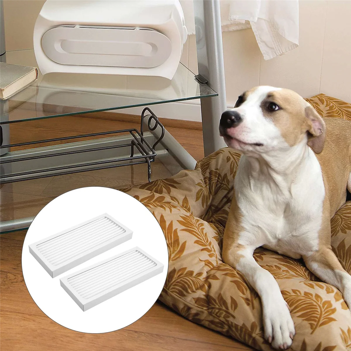 Сменные фильтры HEPA 2 шт. совместимые с TrueAir Compact Pet 04383 04384 04385 04386 990051000