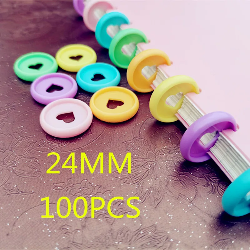 

Пластиковая застежка-кольцо для переплета, 100 шт., 2,4 см