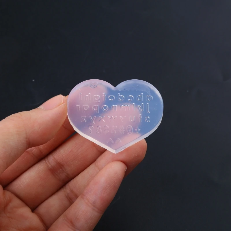 Y1UB мини-буквы и цифры 3D украшения для ногтей УФ-кристаллическая эпоксидная форма