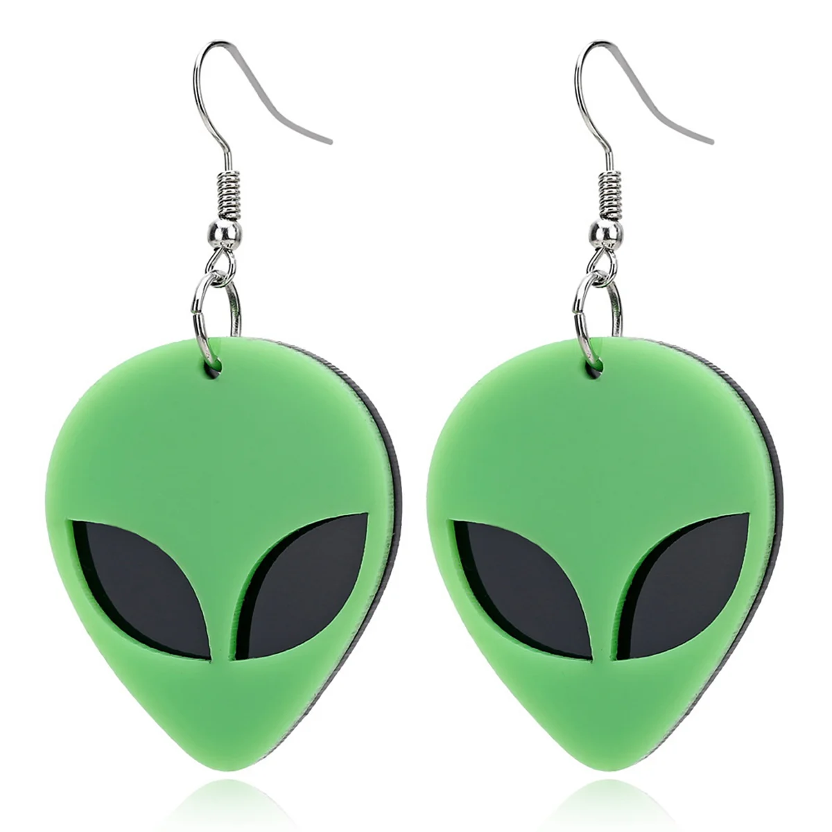 

Earrings Ear Earring Aliens Forplanet Jewelry Drop Statement Earbob Funny Dangle Beaded Girl Space Cuff Hoop Cartoon Acrylic Ufo