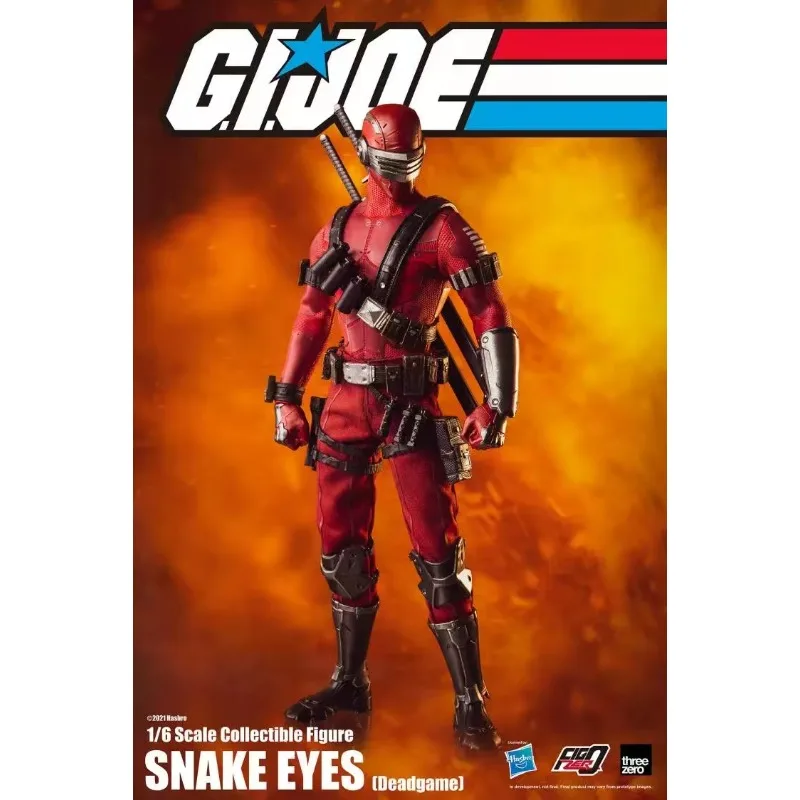 Фото Оригинальная фигурка Hasbro Threezero FigZero G.I. Коллекционная фигурка Joe Series 1/6 SNAKE EYES Deadgame №2