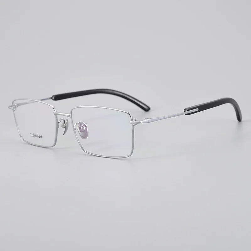 Natural Buffalo Horn luxury Eyeglasses square men business Handmade titanium Optical Eyewear lens women classic Glasses Frame