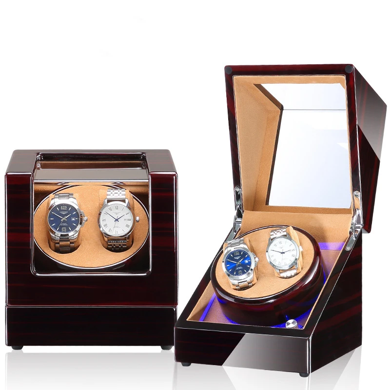 Намотка для часов Автоматическая двойной вращающийся держатель кабинета