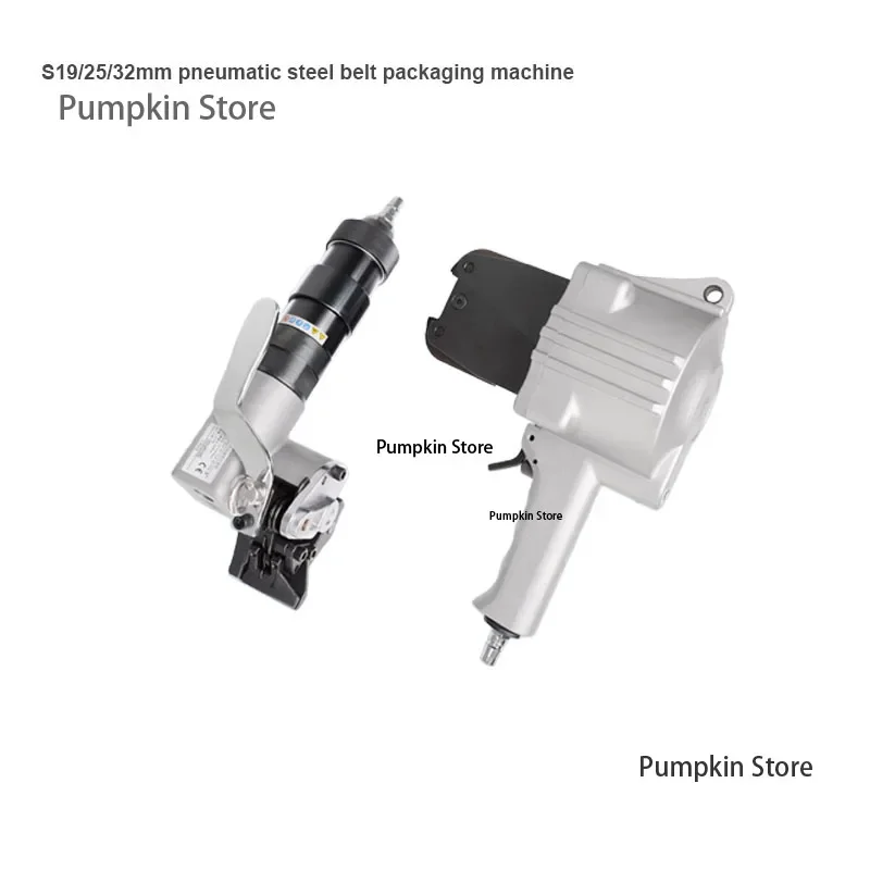 Полностью пневматический станок для натяжения и резки стальных лент 19/25/32 мм