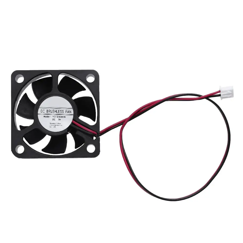 

50*50*15mm Mini Brushless Cooling Fan Computer PC Waterproof 5V 7 Blades 2Pin Low Noise Radiator Cooler Fan Replacement Hot Sale
