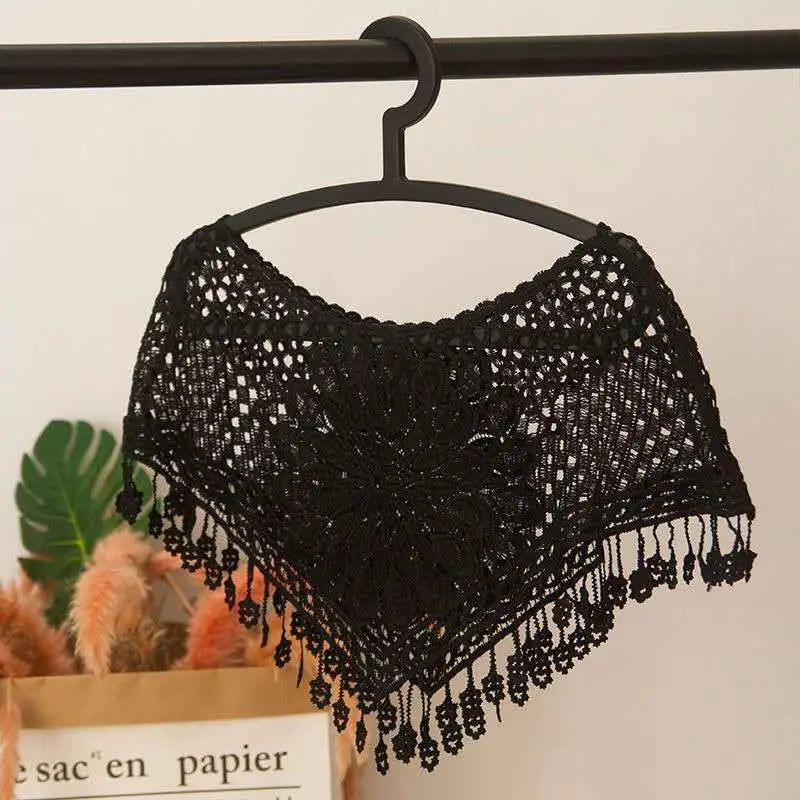 

Knitted Shawl Shoulder Cloak Female Dress Accessories Korea Japan