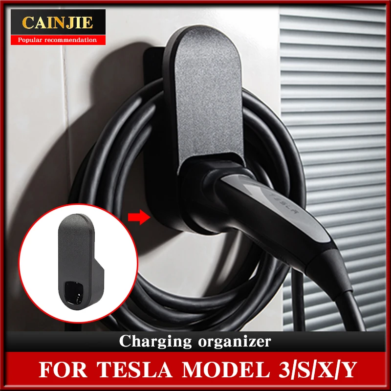 

For 2022 Model3 Car Charging Cable Organizer For Tesla Model 3 S X Y Accessories Wall Mount Connector Bracket Charger Holde