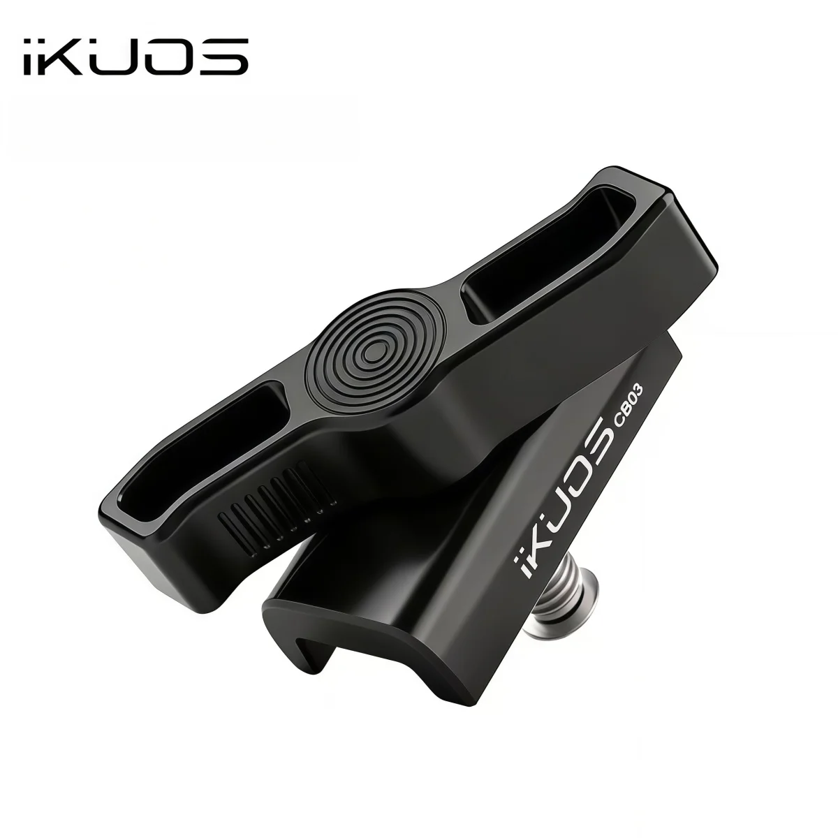 Фото iKUOS CB03/CB04 Алюминиевый складной зажимной рычаг с ЧПУ для Brompton и JAVA NEO, анодированный, предотвращающий скольжение и раскачивание (черный, серебристый, фиолетовый) №5