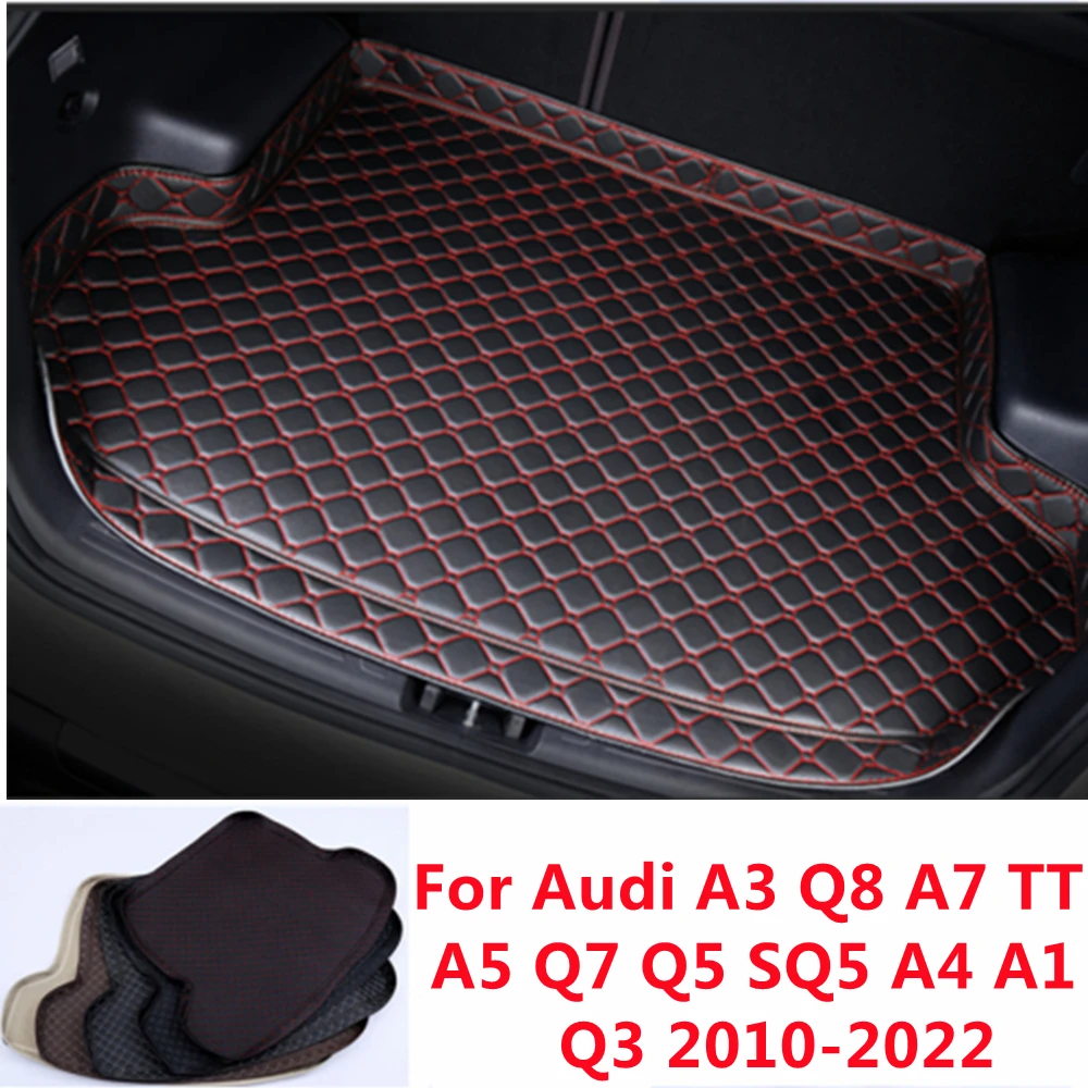 

SJ High Side Custom Fit All Weather Car Trunk Mat Accessories Rear Cargo Liner Cover Fit For AUDI A3 Q3 A1 A4 SQ5 Q5 Q7 A5 TT