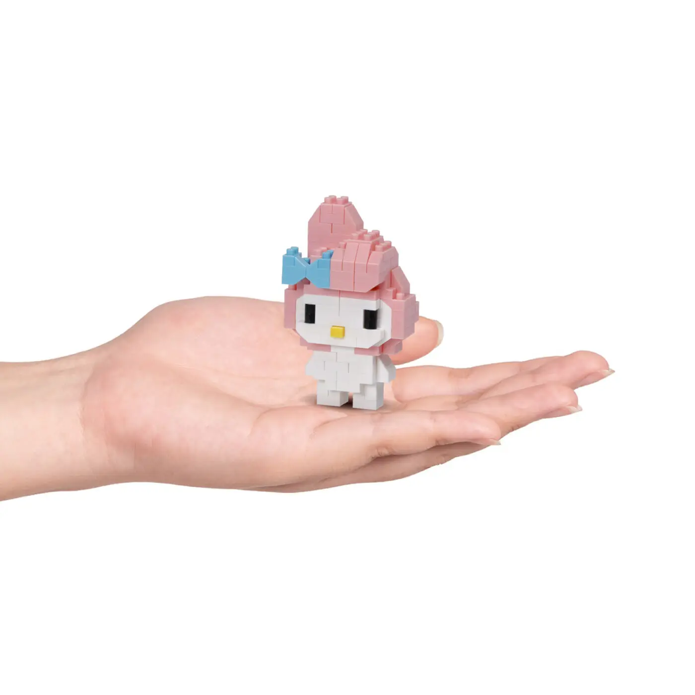Фото Оригинальный набор Nanoblock Sanrio My Melody: 3D-пазл из микро-блоков, модель для демонстрации, милый коллекционный подарок №5