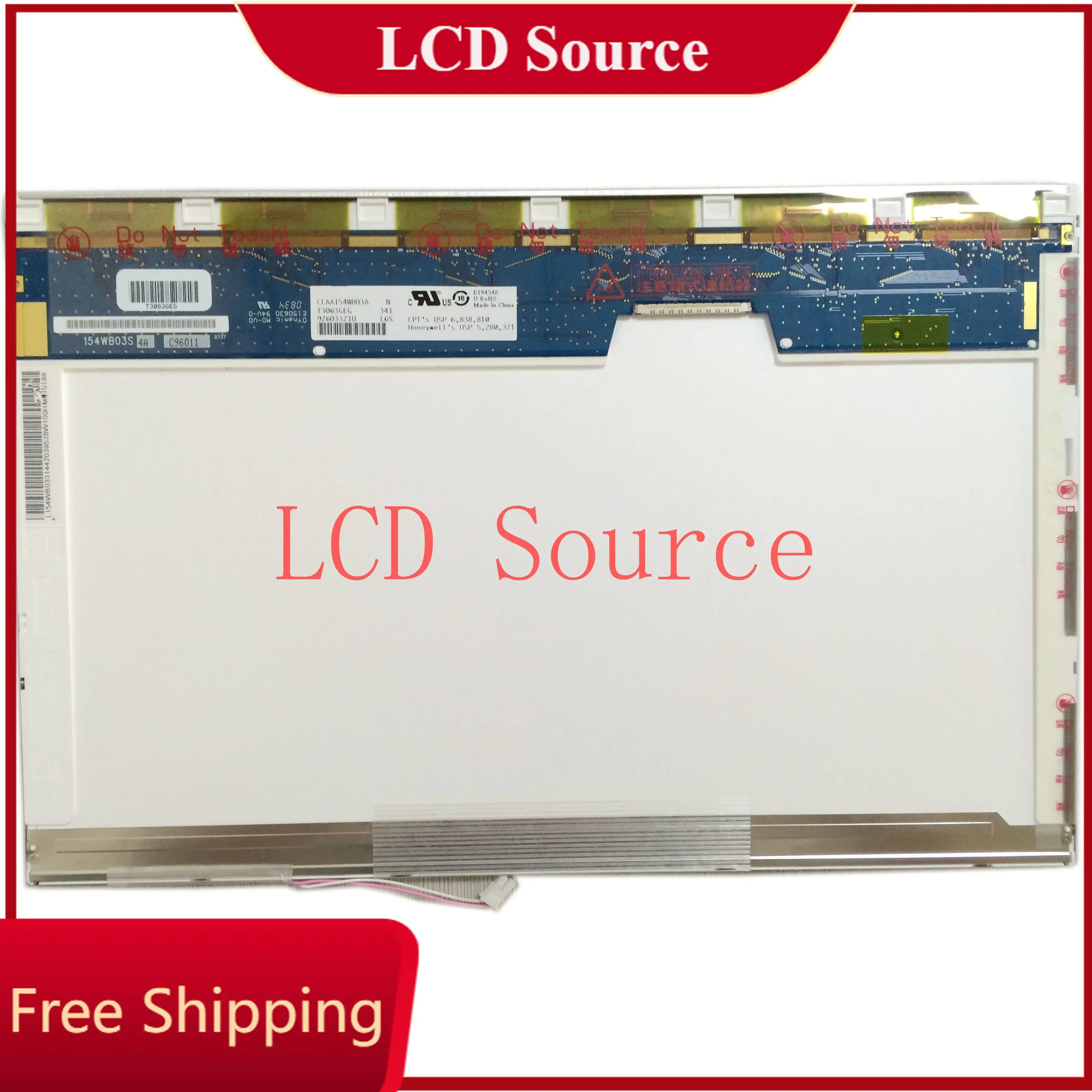 CLAA154WB03A подходит для LTN154X3-L0A L01 N154I2-L02 LP154WX1 LTN154X1-L03 B154EW01