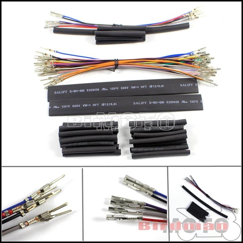 

Motorcycle Accessories 10"-12" APE Hanger Handlebar Wiring Extension Kit For Harley Touring Road King Electra Tri Glide 2007-13