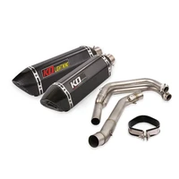 for yamaha yzf r25 r3 any year motorcycle exhaust system escape pipe muffler mid front link pipe slip on removable db killer