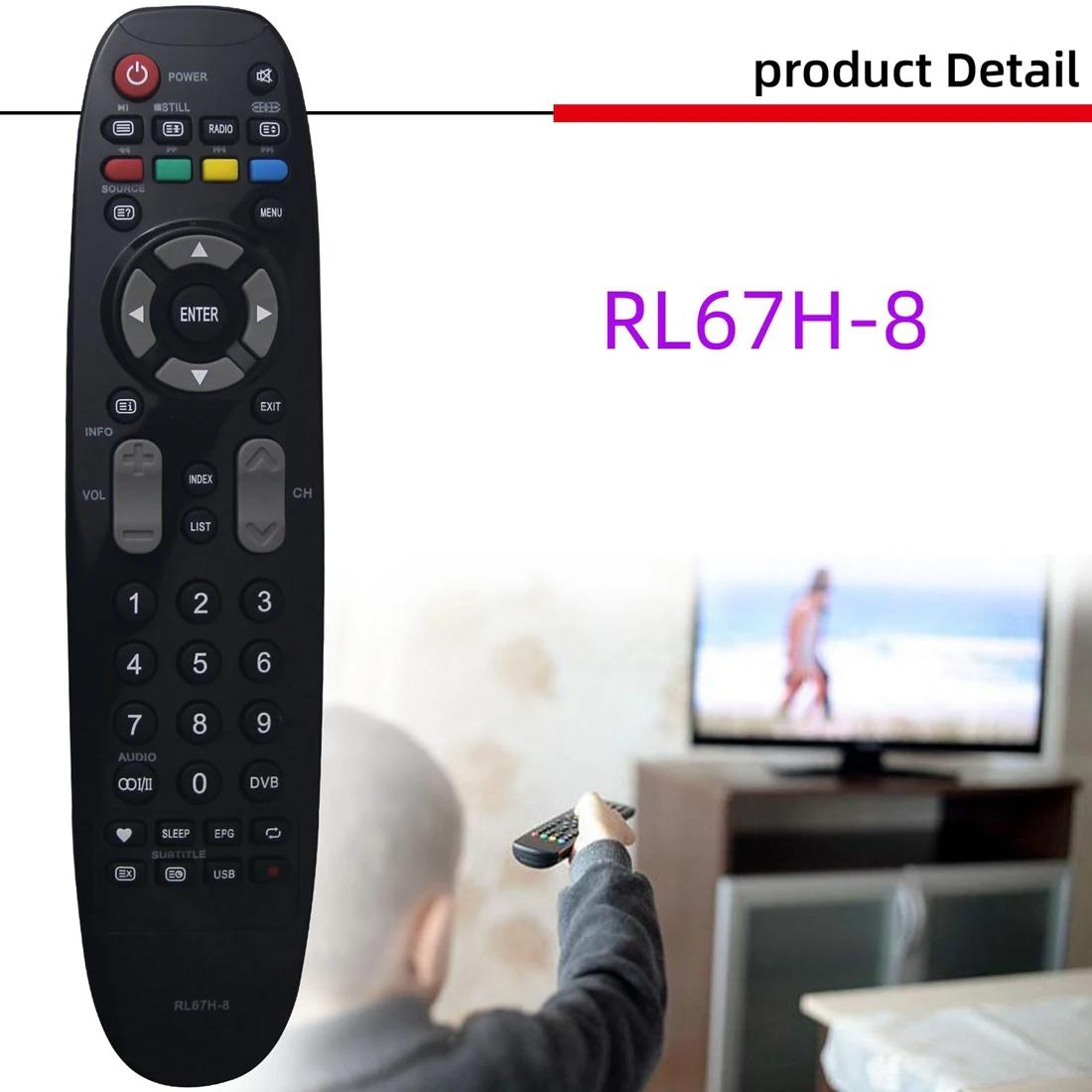 Пульт дистанционного управления RL67H-8 TV для Changhong TV20A-C35 SABA LC32HA3 LED50C2000H LED50C2000IS LED29B1000S