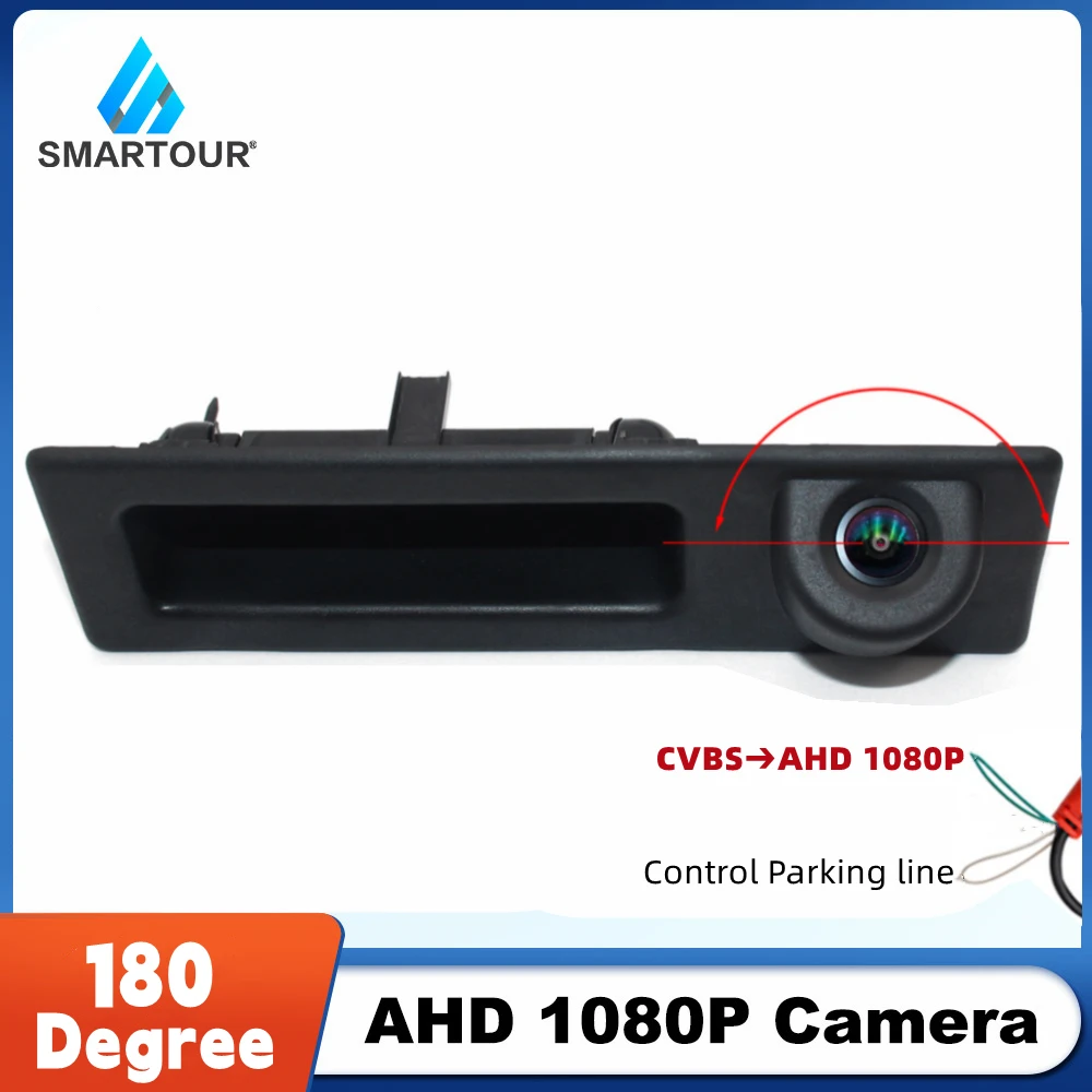 

SMARTOUR 180 Degree 1920*1080P HD AHD Night Vision Vehicle Rear View Camera For BMW 5 series F10 F11 3 series F30 F31 F32 X3 F25