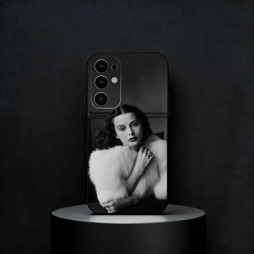 Фото Чехол для телефона Actor Classic H-Hedy L-Lamarr для Samsung S25, S24, S23, S22, S21, S20, Ultra, Plus, FE, черный, мягкий №5