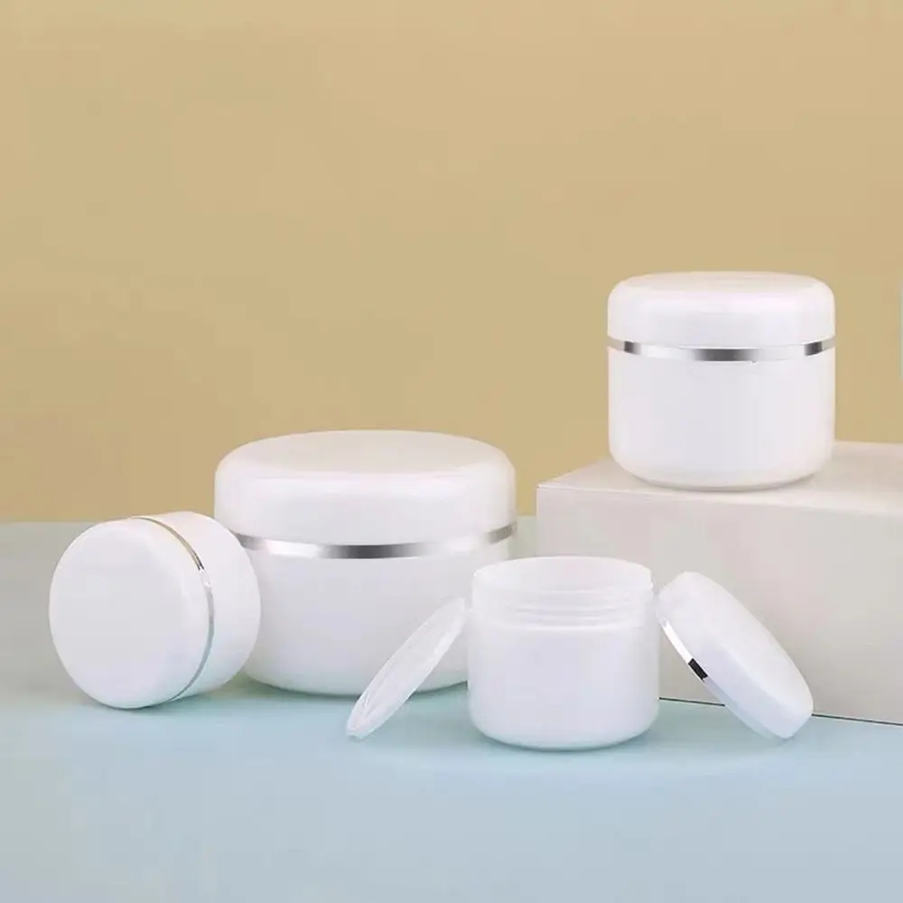 

20ml~250ml Cosmetic Containers Cream Lotion Box Makeup Pot Jar with Lids Round Ointments Bottle Refillable Empty Sample Jars