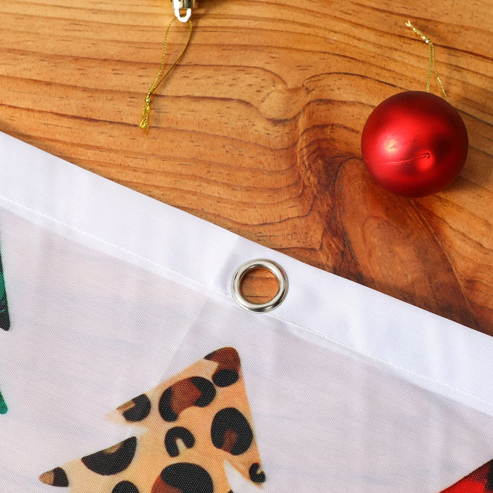 Рождественский Веерообразный подвесной флаг 45*90 см уличный дверной с мультяшным