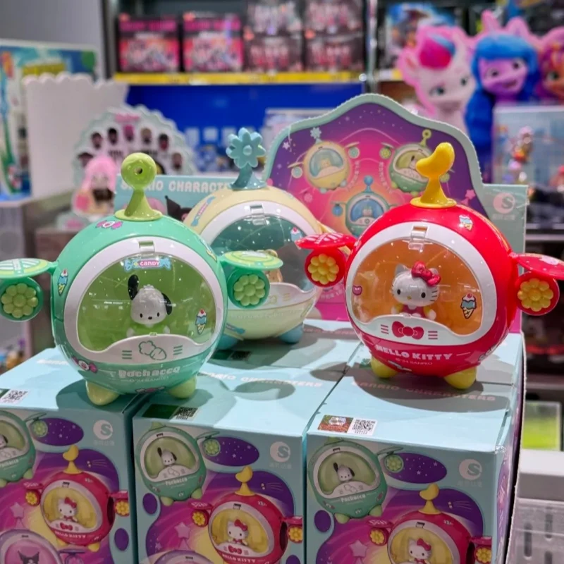 Подлинное семейное витое яйцо Sanrio серия космических кораблей слепая коробка