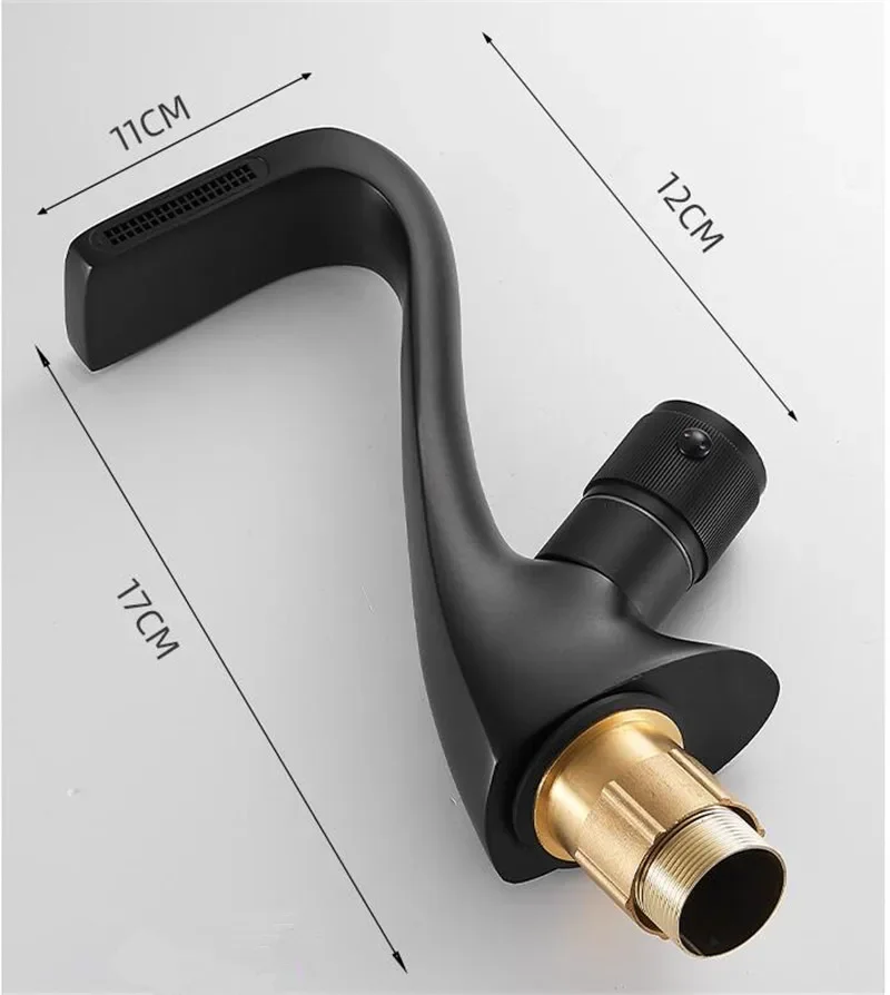 Современный Смеситель для раковины латунный серый кран умывальника элегантный