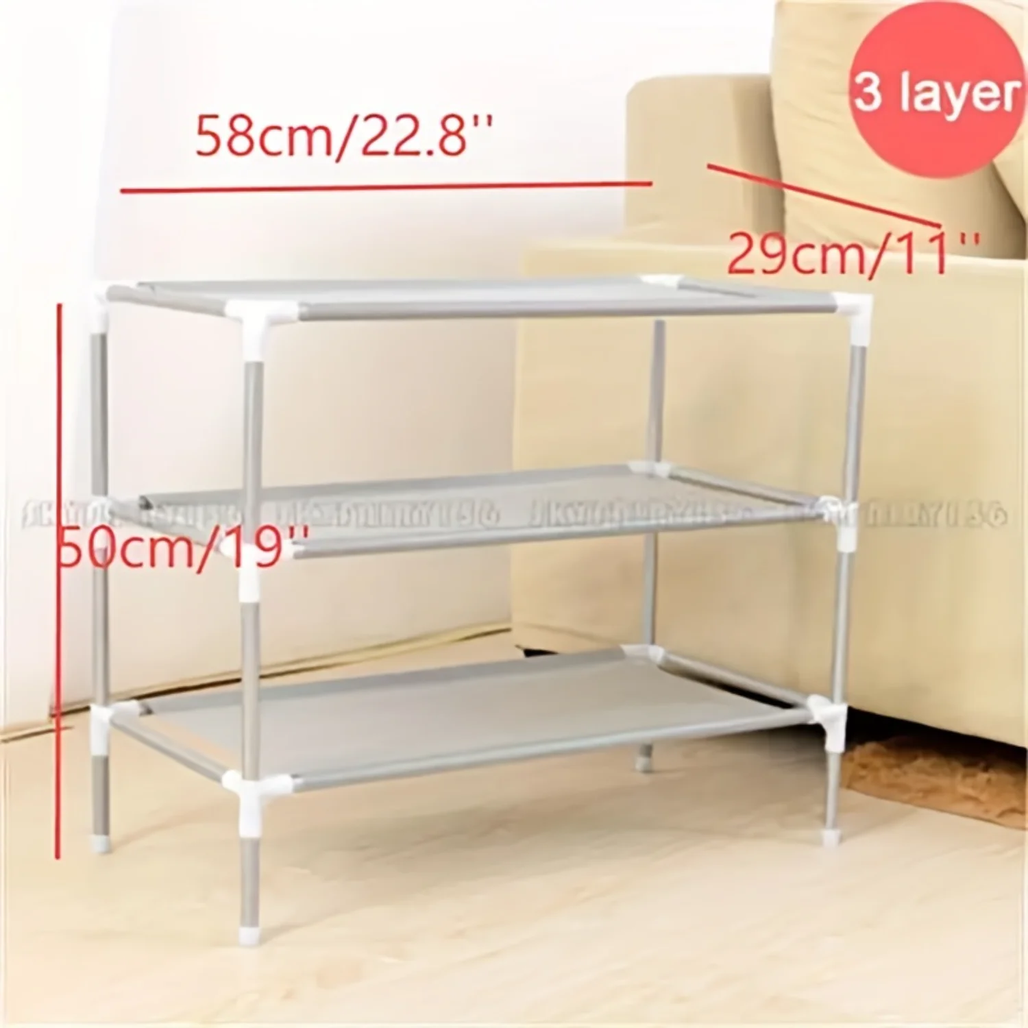 1pc Multi-Layer Shoe Rack StorageoStand ultifunctional Shelf SpaceSaving Large Capacity ShoeStorage Organiza