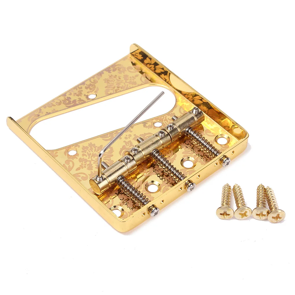 

Запчасти для электрогитары, седловой мост, музыкальный инструмент, фитинги для гитар, металлический твердый хвост золотого цвета замена хв...