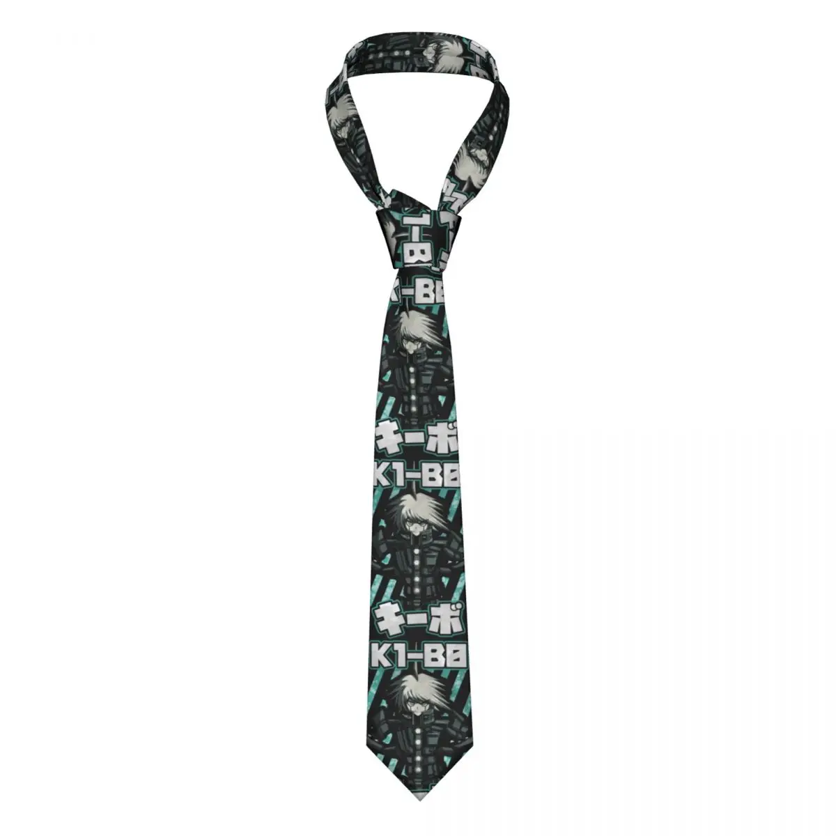 

Danganronpa Kibo Unisex Neckties Skinny Polyester 8 cm Narrow Videogame Anime Neck Ties for Mens Daily Wear Gravatas Office