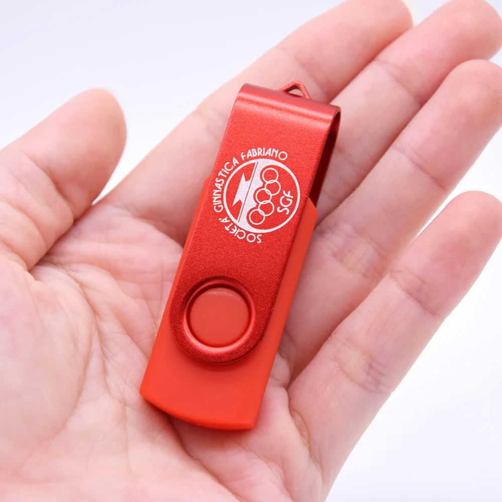 Яркий портативный USB флеш-накопитель 4 ГБ 8 16 2 0 высокоскоростной металлический с