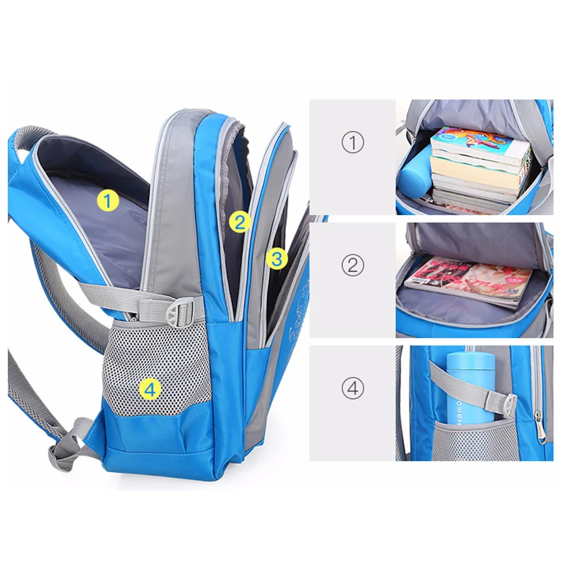 2022 School Bags for Teenagers Boys Girls Big Capacity Children School Backpack Waterproof Satchel Kids Book Bag Mochila