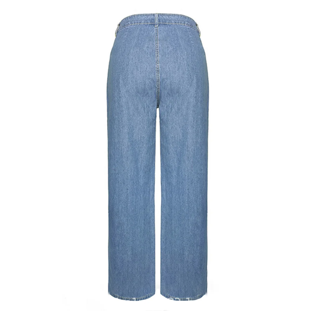 2023 Autumn Winter New Fashion Retro Flared Pants Loose Casual Wide Leg Pants Women's Street Pants High Waist Women Jeans