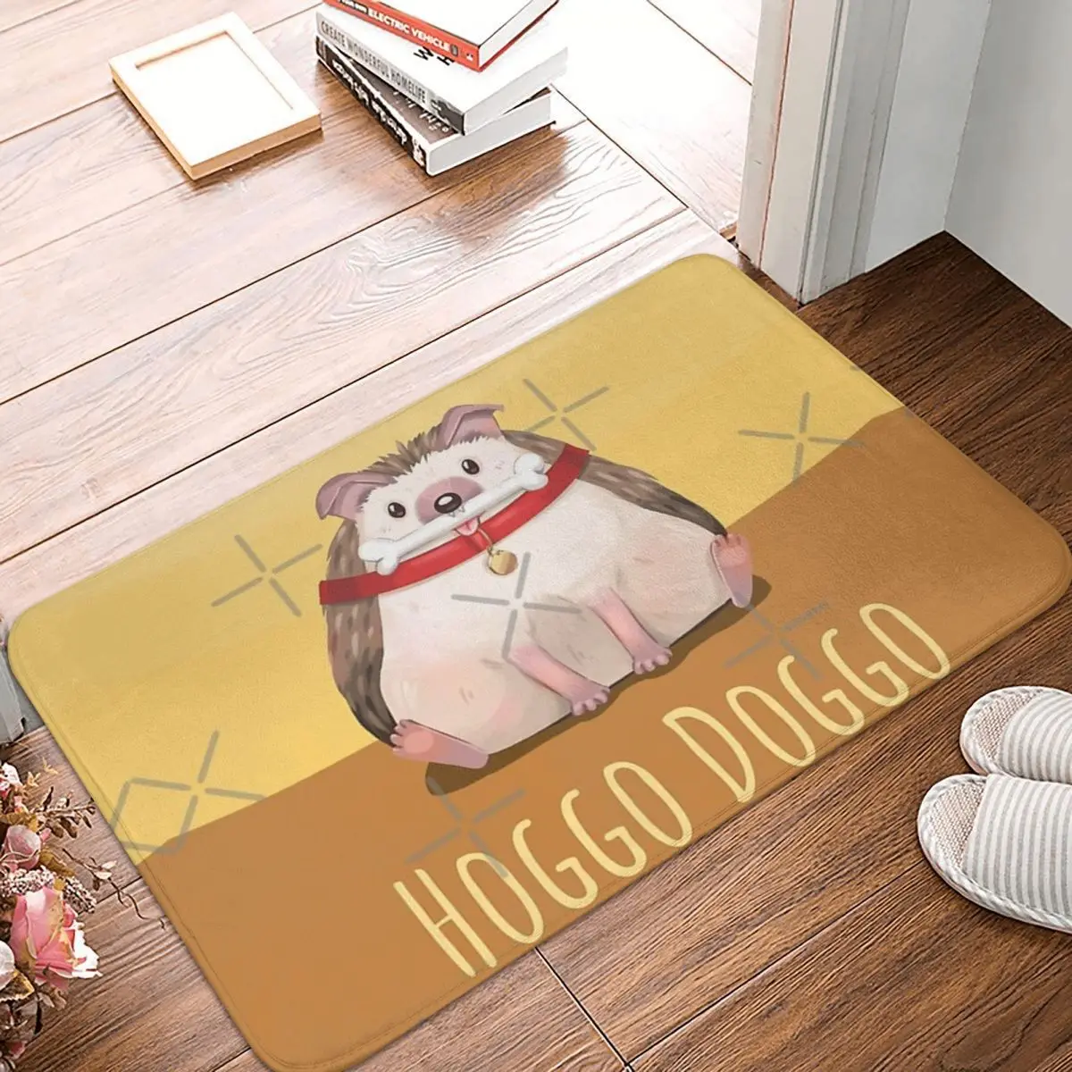 

Хогго догго Ежик собака 40x60 см Ковер Полиэстер напольные коврики популярная Повседневная дверь