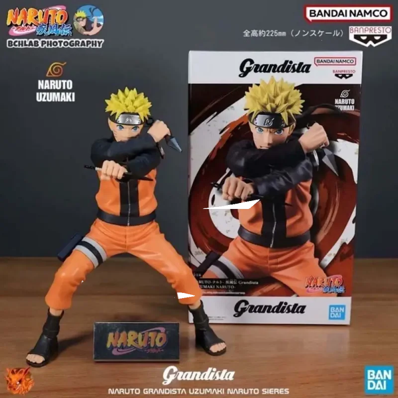 Фото Оригинальная фигурка Bandai Naruto Shippuden Grandista Uchiha Itachi, аниме-фигурка, игрушки для мальчиков и девочек, подарки на день рождения для детей №2