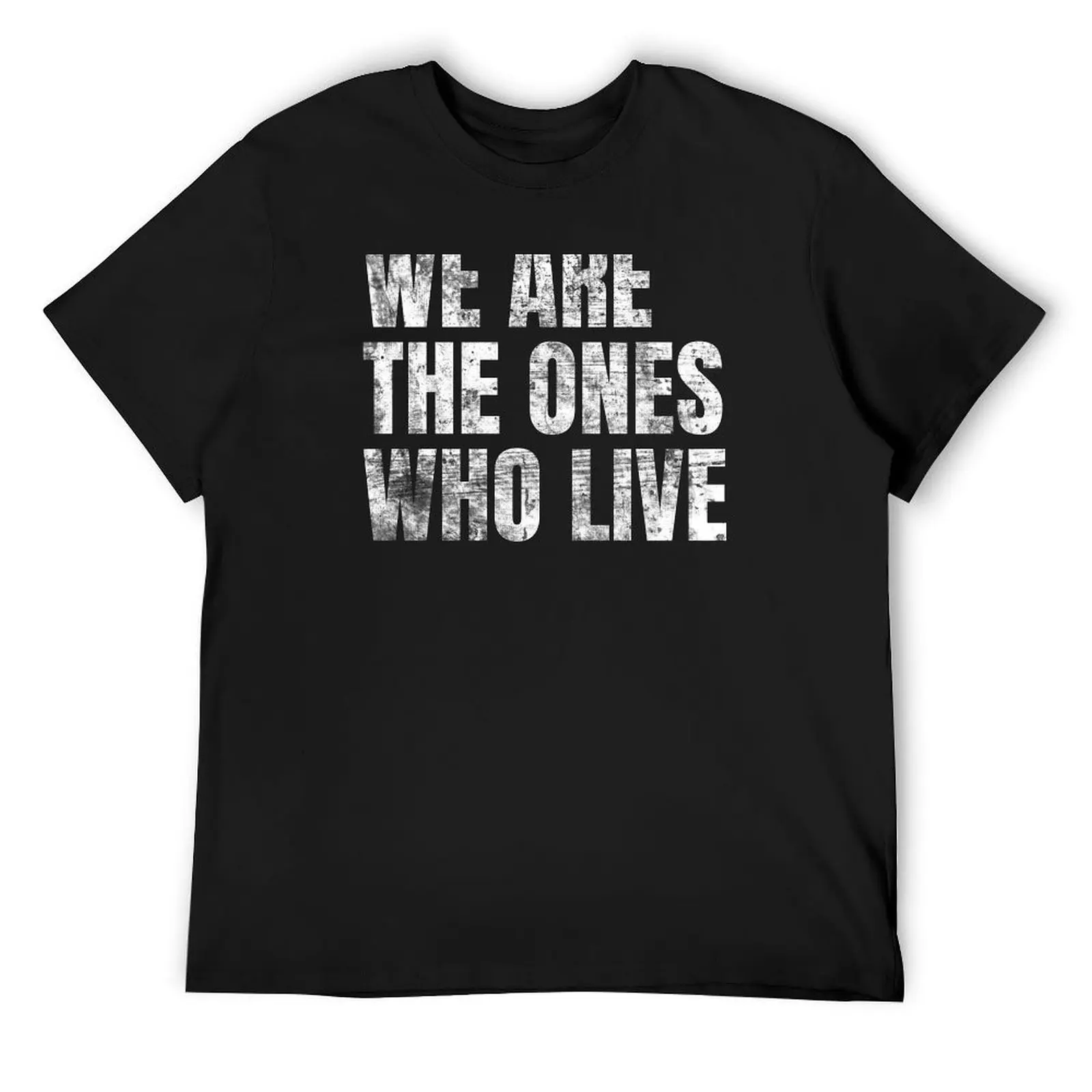 Винтажная футболка We Are The Ones Who Live большие размеры персонализированная большого