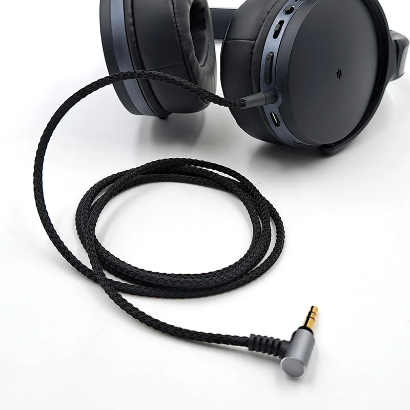 Фото Сменный нейлоновый плетеный кабель для наушников Sennheiser HD450BT HD458 HD458BT HD4.50BTNC HD400S HD4.30 HD350BT HD4.40BT boost №5