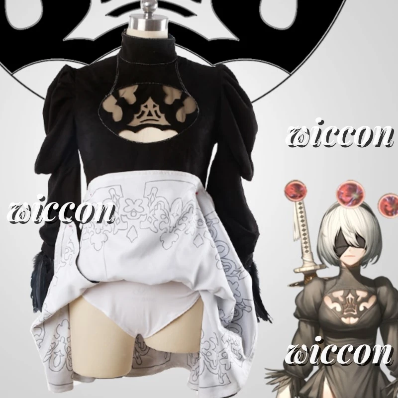 2B/2P косплей костюм игра 2B платье YoRHaa № 2 Тип B Женский 2P два стиля для женщин