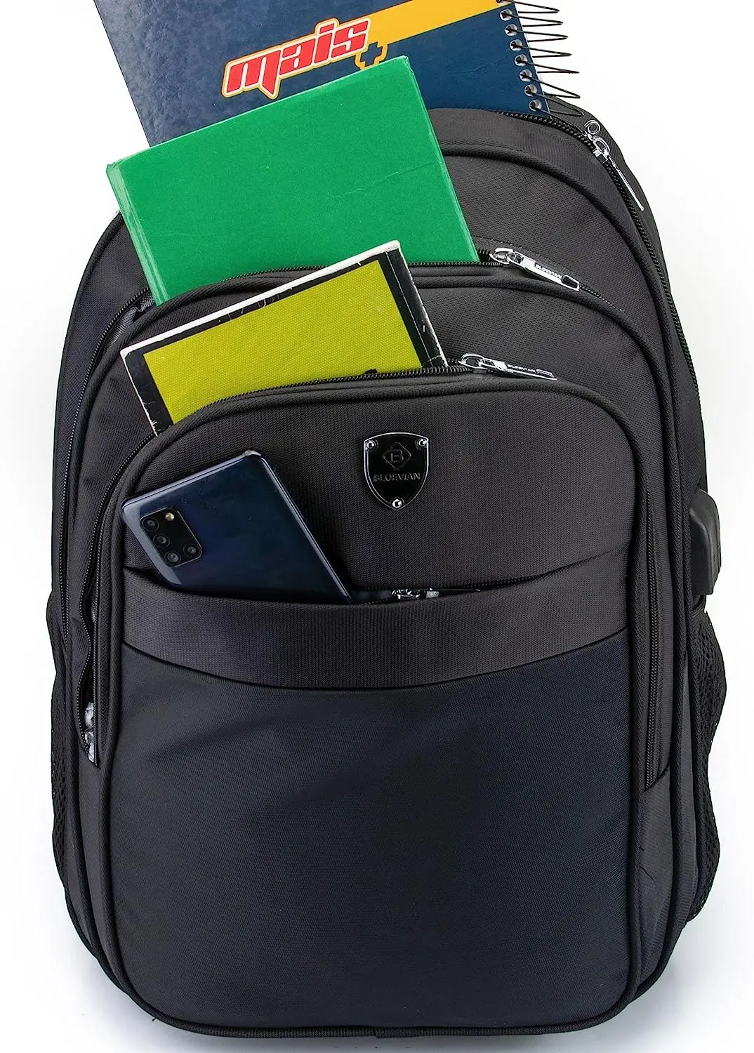 

2023 new Mochila Masculina Feminina Reforçada para Notebook Executiva Trabalho com Alça Cabo de Aço