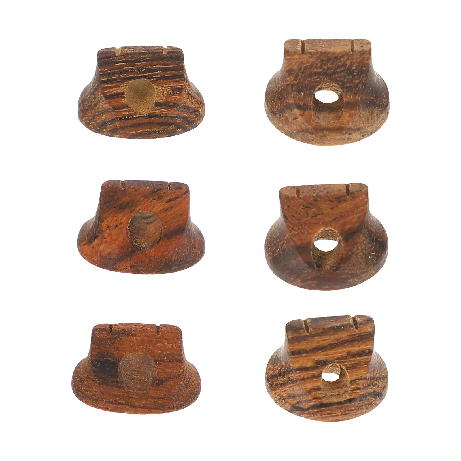 

6 Pcs Specialty Tools Erhu String Code Simple Bridges Reusable Wooden Piano Tiger Ebony Practical Nice Instrument Parts
