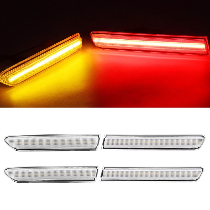1 Set Clear Front Rear Left Right Side Marker Light Lamp 33850SEPA01 33800SEPA01 33655SEPA01 Fit for Acura TL 2004 2005-2008