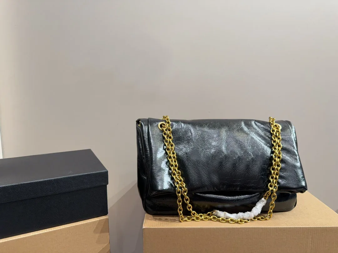

2024 New Fashion Classic Vintage Shopping Bag Designer Top Quality Luxury Leather Chain Women'S Single Shoulder Oblique Span Bag