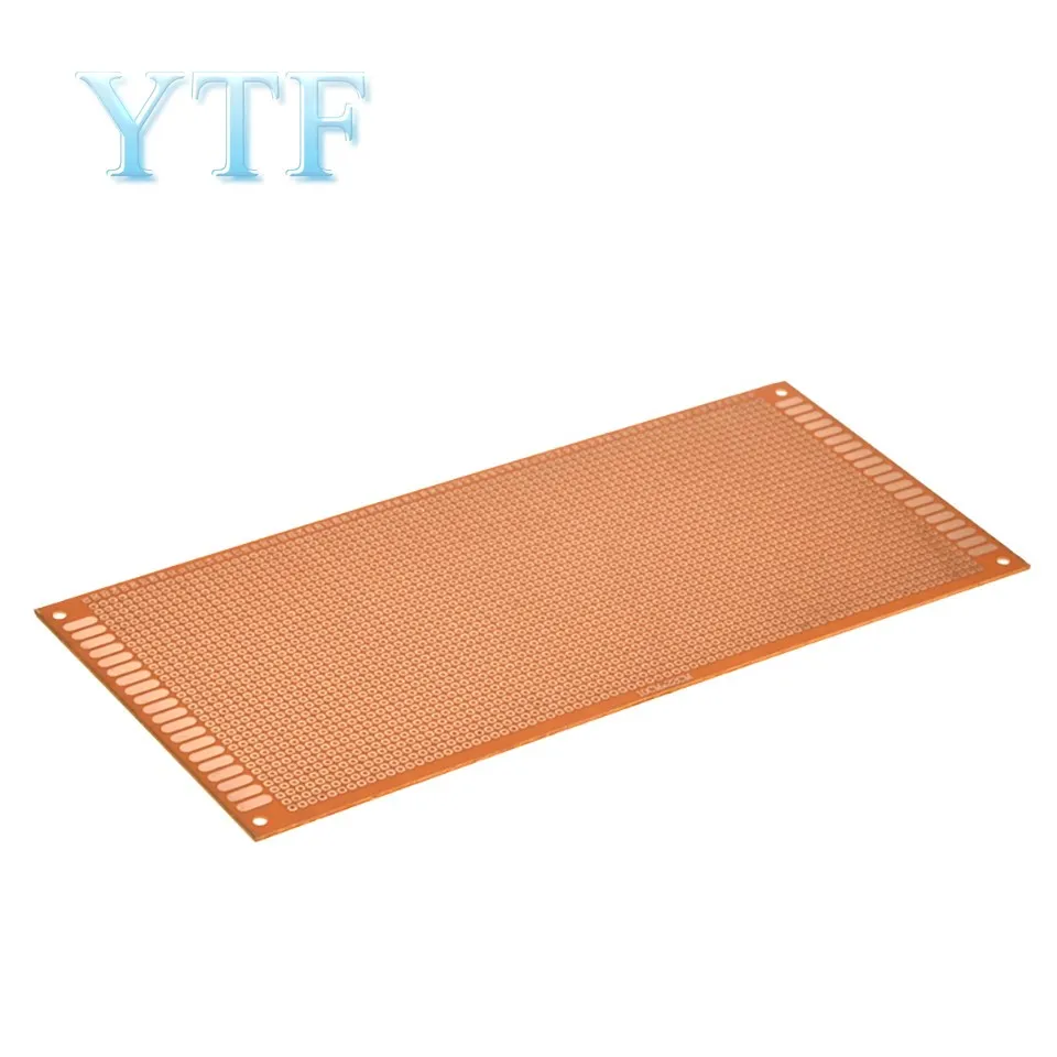 Универсальная печатная плата 10 х22 см, 5 шт./партия, 10 х22 см, Односторонняя печатная плата с отверстием, бакелит, толщина 1,2 мм, расстояние 2,54 мм