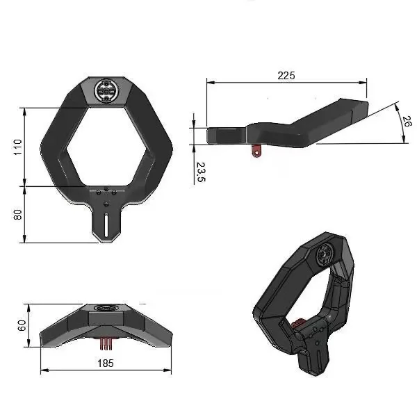Фото Аэродинамический удлинитель руля для шоссейного велосипеда PETG-CF с 3D-печатью, имитация карбона, эргономичный, для триатлона и гонок на время, с креплением для компьютера №2