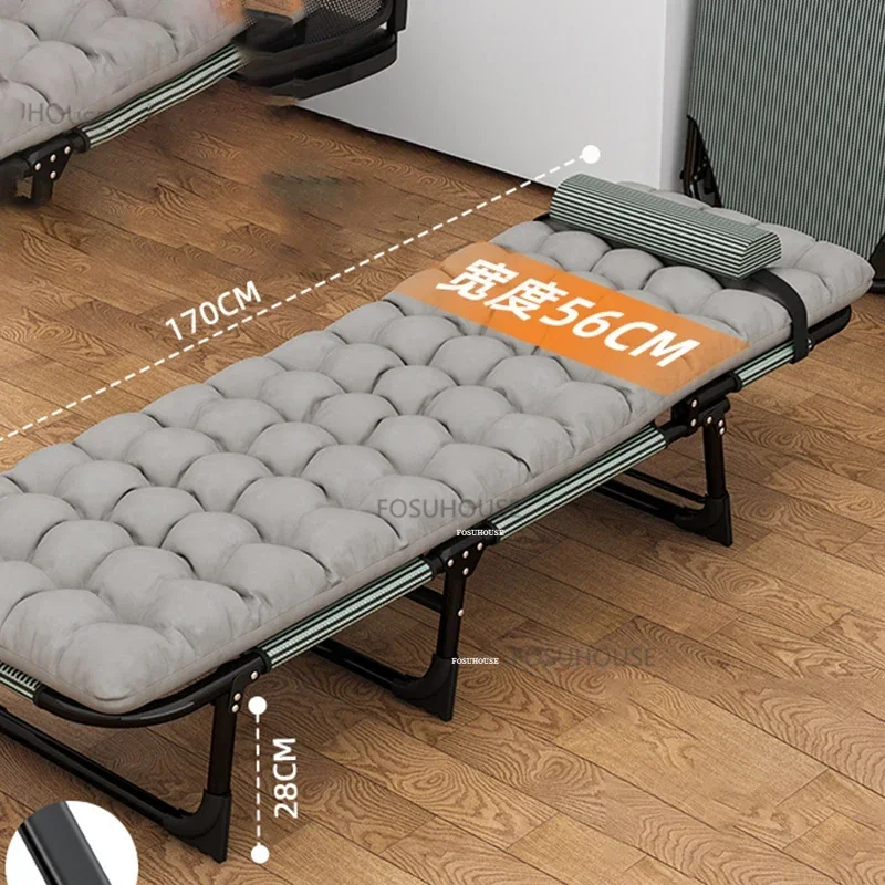 Простая современная тканевая раскладная кровать для мебели спальни портативный