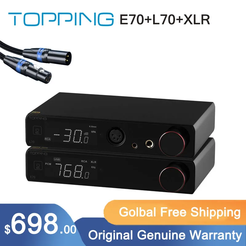 

Комбинированный кабель TOPPING E70 + TOPPING L70 + XLR