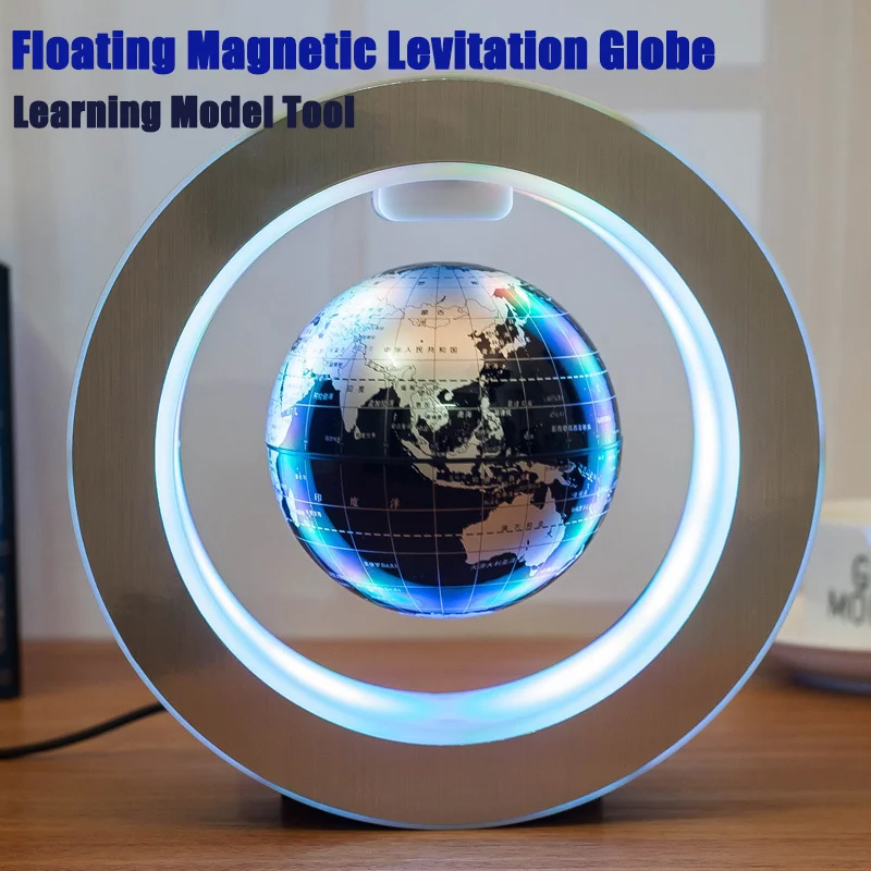 

Плавающий Магнитный левитационный шар, светодиодный пейзаж мира, прикроватная левитирующая лампа, шар, светильник, украшение для дома, обуч...