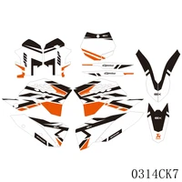 for ktm sx sxf 125 250 450 2007 2008 2009 2010 full graphics decals stickers motorcycle background custom number name
