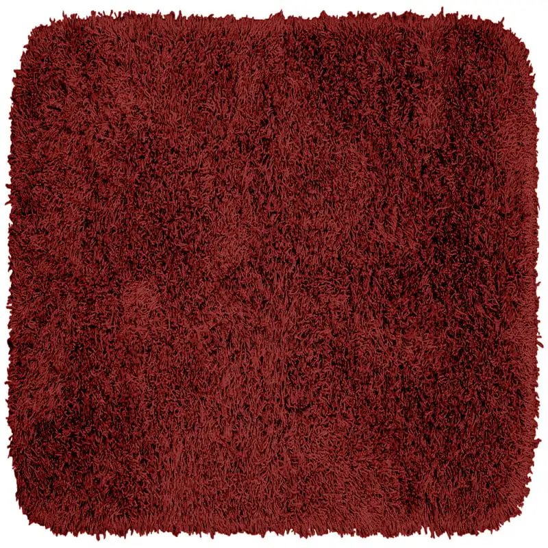 

24 in. x 40 in. Shaggy Nylon Washable Bath Rug Chili Pepper Red