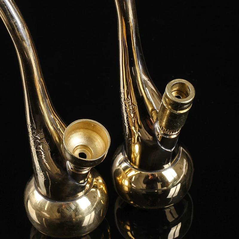 Новый 1 шт. мини-кальян медный фильтр Золотой мундштук трубка для курения воды